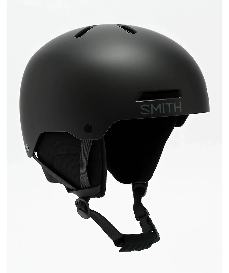 Smith Rodeo Matte Black Snowboard Helmet