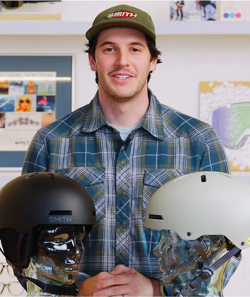 Smith Rodeo Matte White Snowboard Helmet