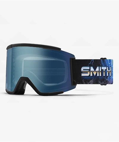 Smith Squad XL Open Road & Blue Snowboard Goggles