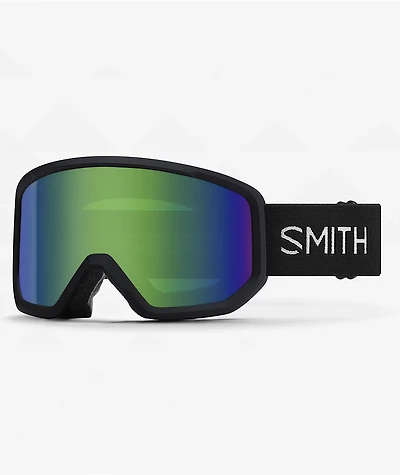 Smith Transfer Black & Green Sol-X Snowboard Goggles
