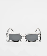 Smoke Lens Rectangle Grey Sunglasses