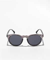 Smoke Round Grey Translucent Sunglasses