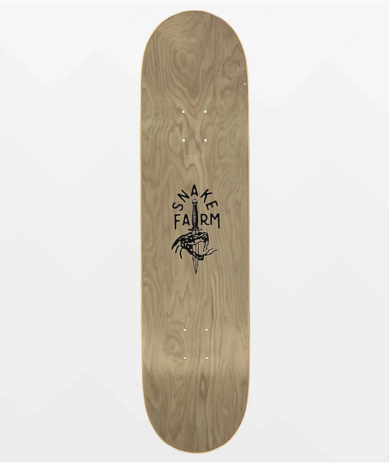 Snake Farm Dark Side of The Shroom Holt  8.0" Skateboard Deck