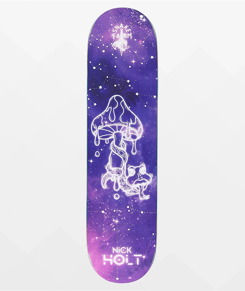 Snake Farm Dark Side of The Shroom Holt 8.0" Skateboard Deck