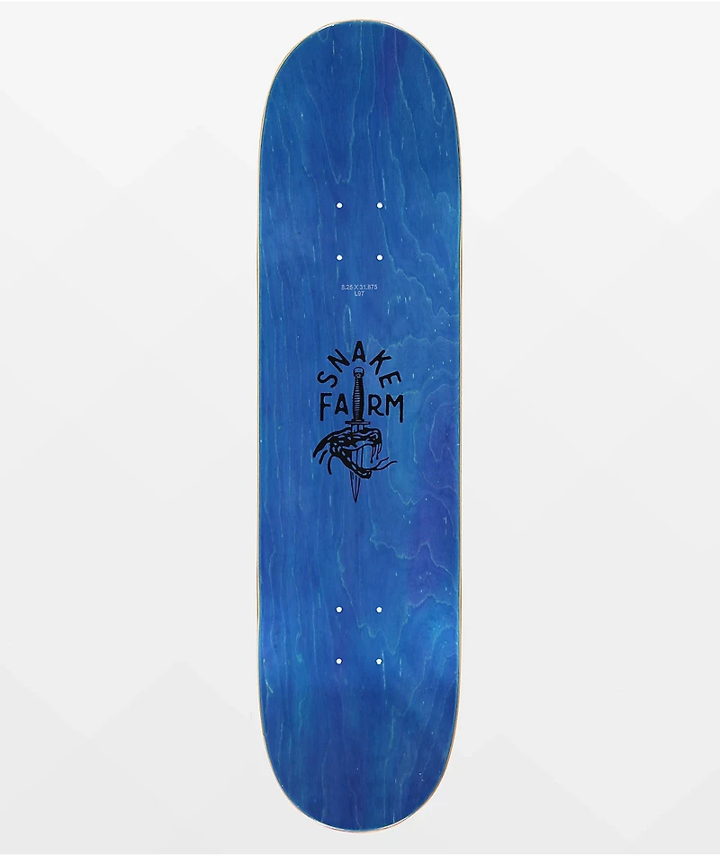 Snake Farm Snake Moan McEntire 8.25" Skateboard Deck