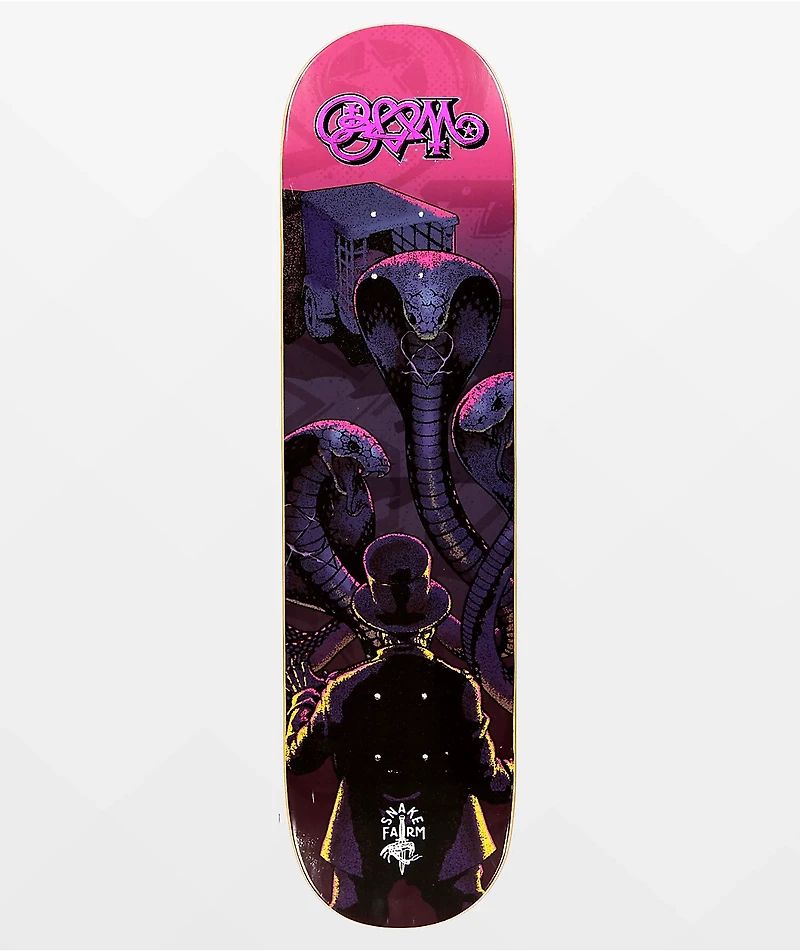 Snake Farm x Bam Margera Bam Board 8.0 Skateboard Deck