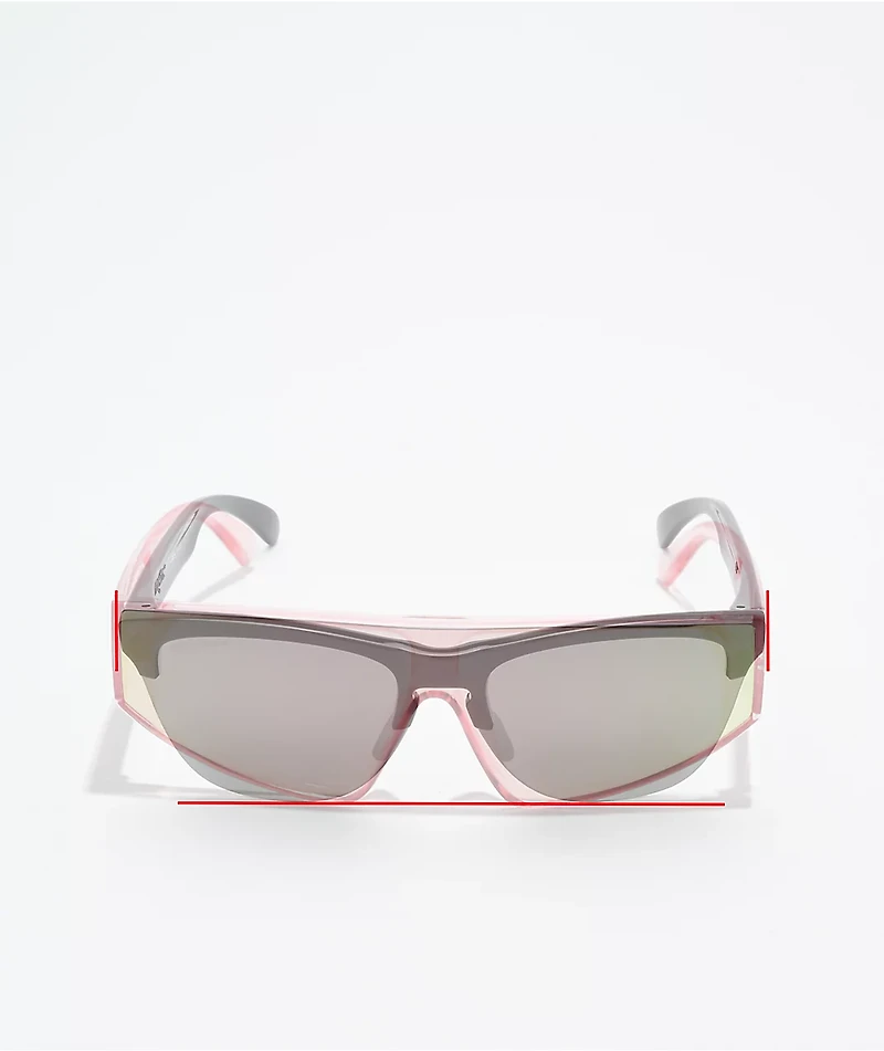 Social Pink Shield Sunglasses