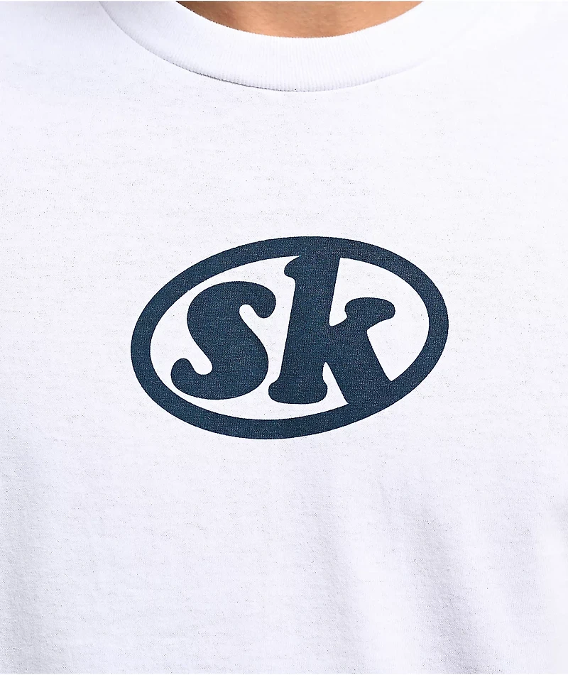 Some Kids SK Logo White T-Shirt