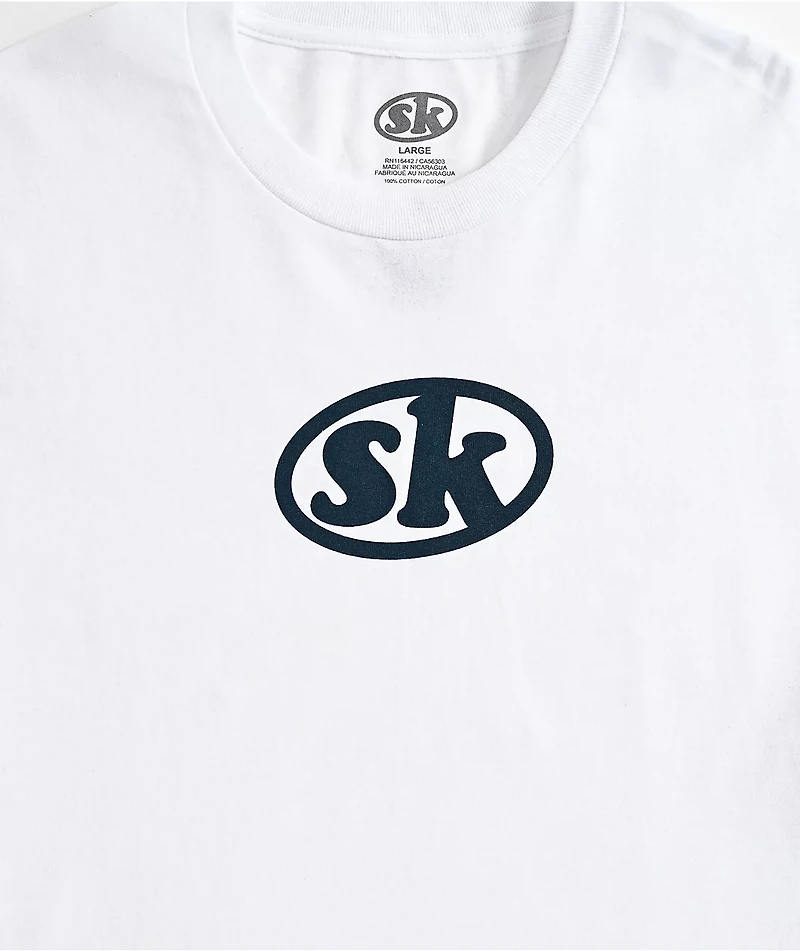 Some Kids SK Logo White T-Shirt