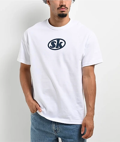 Some Kids SK Logo White T-Shirt
