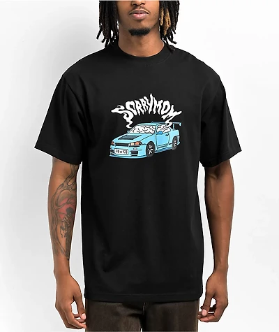 Sorry Mom Hot Box Black T-Shirt
