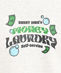 Sorry Mom Money Laundry Natural T-Shirt