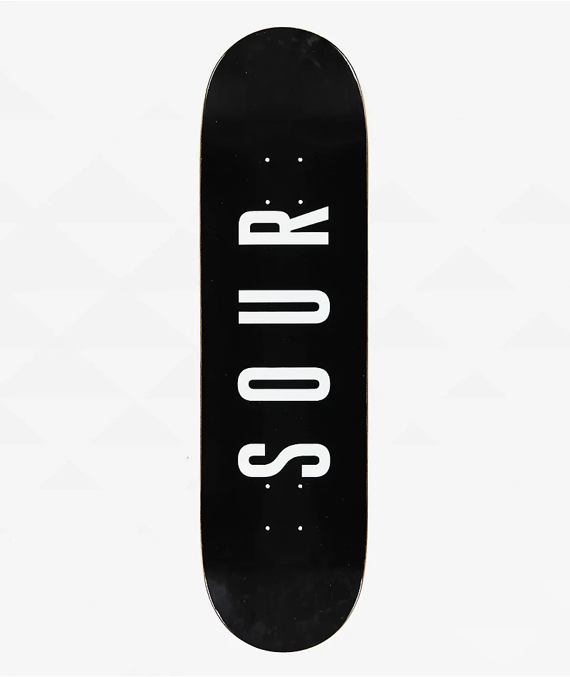 Sour Solution Army 8.5" Black Skateboard Deck