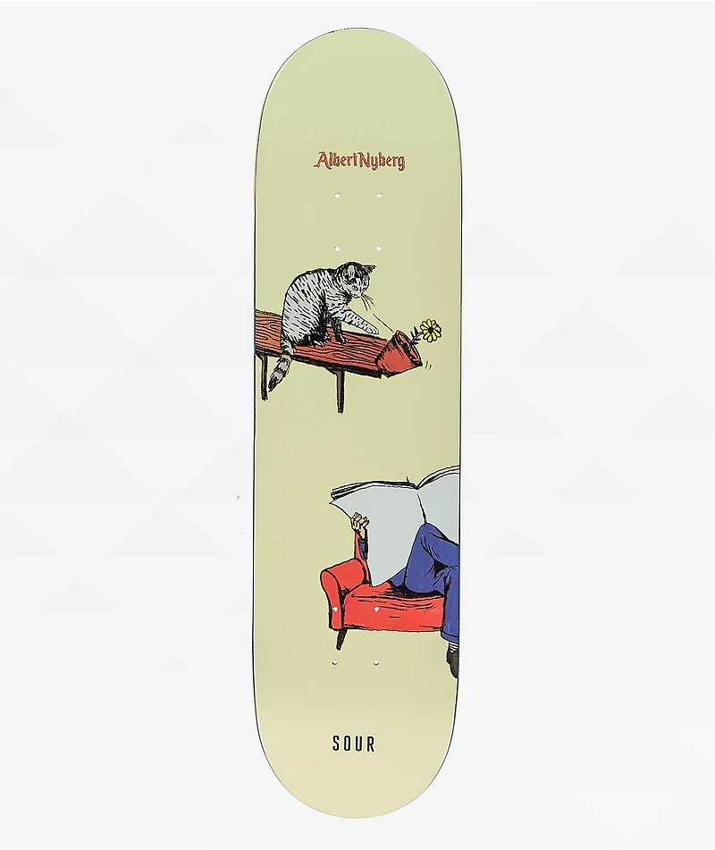 Sour Solution Nyberg Whoopsycat 8.25" Skateboard Deck