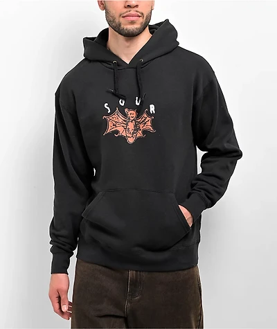 Sour Solution Bat Black hoodie