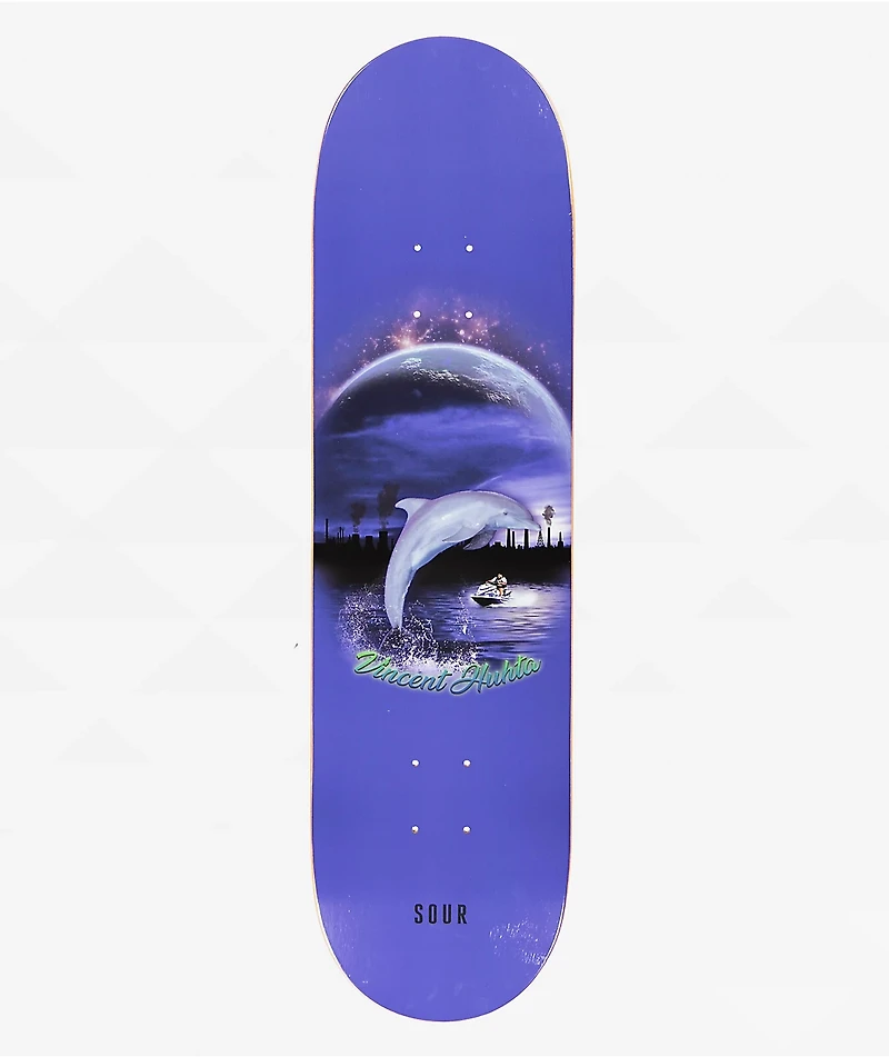 Sour Solution Vincent Dolphin 8.37" Skateboard Deck