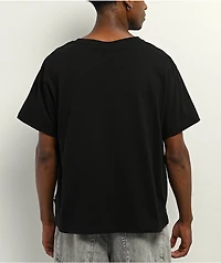 Southpole Authentic Black Boxy Crop T-Shirt