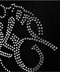 Southpole Legacy Rhinestone Black Zip Hoodie