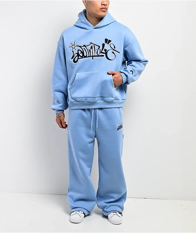 Southpole Light Blue Carpenter Sweatpants