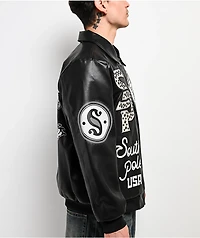 Southpole SP-91 Black Bomber Jacket