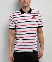 Southpole White Stripe Polo Shirt