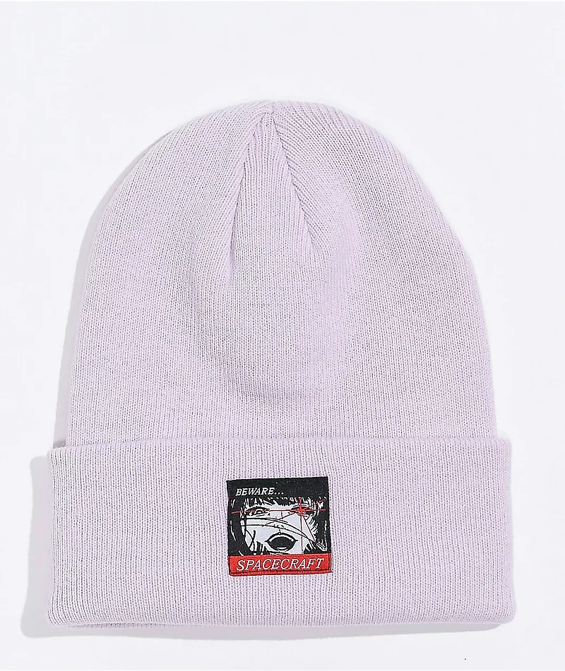 Spacecraft Lotus Beware Lavender Beanie