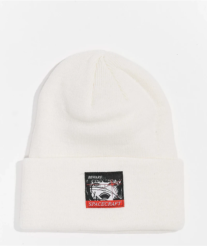 Spacecraft Lotus Beware Tan Beanie