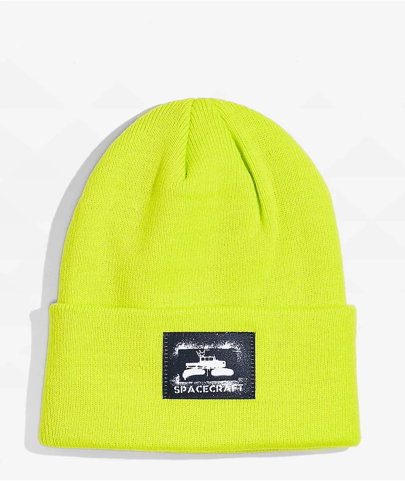 Spacecraft Lotus Spray Green Beanie