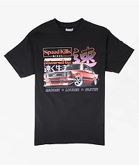 Speed Kills Hi Performance Black T-Shirt
