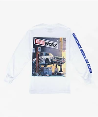 Speed Kills High Octane White Long Sleeve T-Shirt