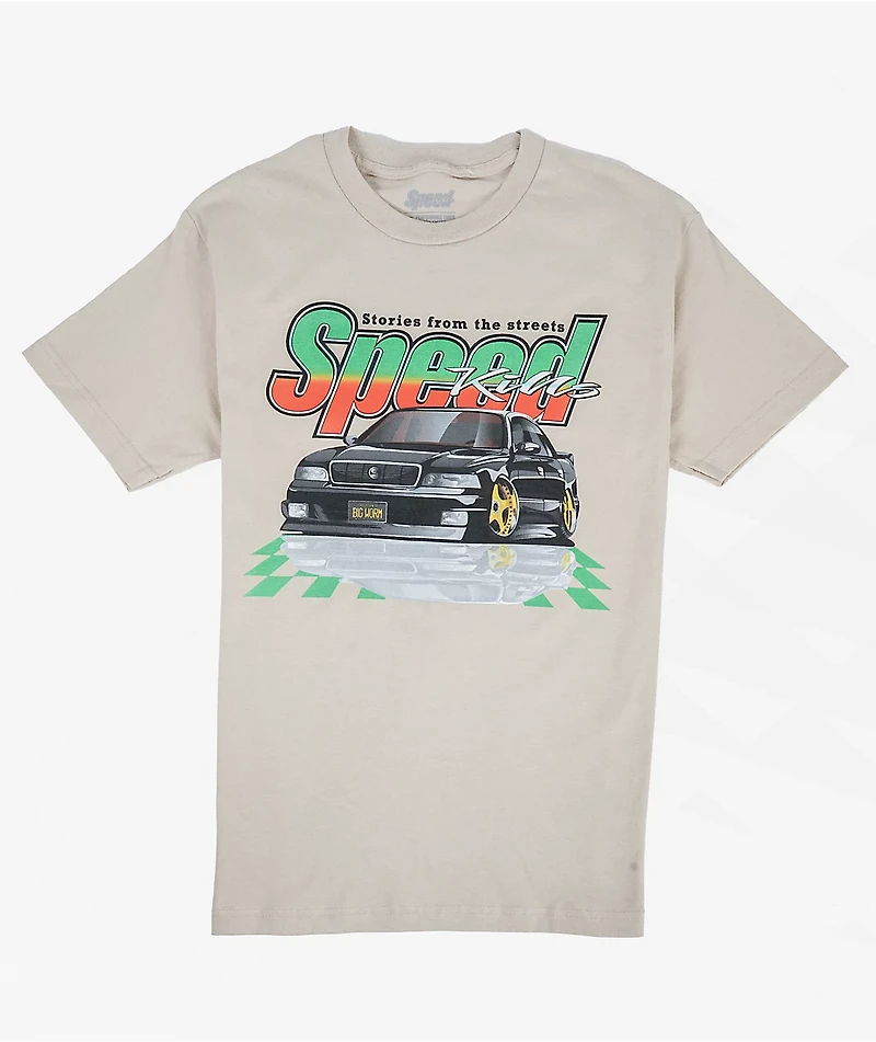 Speed Kills Rally Up Natural T-Shirt