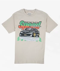 Speed Kills Rally Up Natural T-Shirt