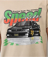 Speed Kills Rally Up Natural T-Shirt