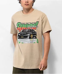 Speed Kills Rally Up Natural T-Shirt