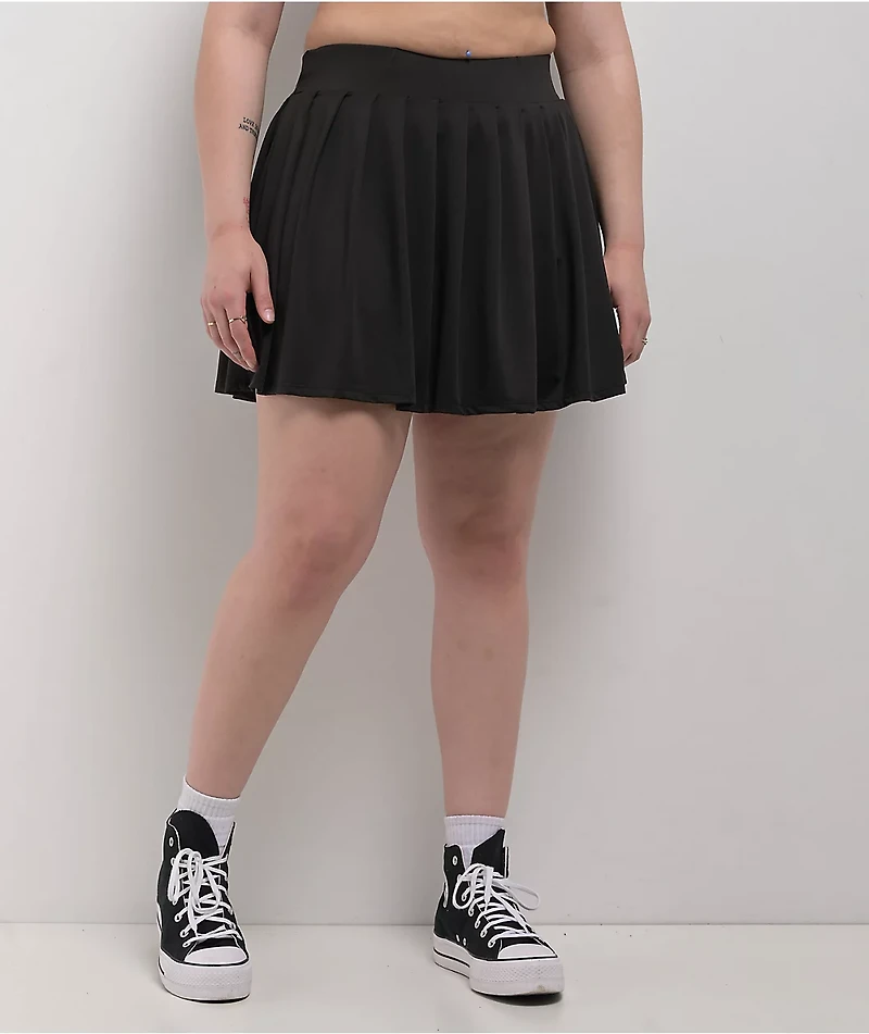 Spicychix Black Tennis Skirt