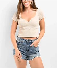 Spicychix Cream Notch Top