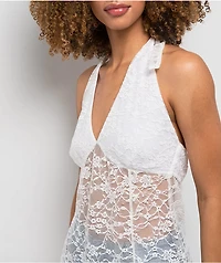 Spicychix Dahlia Ivory Lace Dress