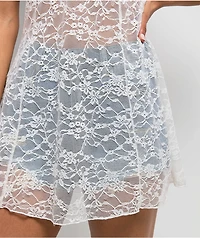 Spicychix Dahlia Ivory Lace Dress