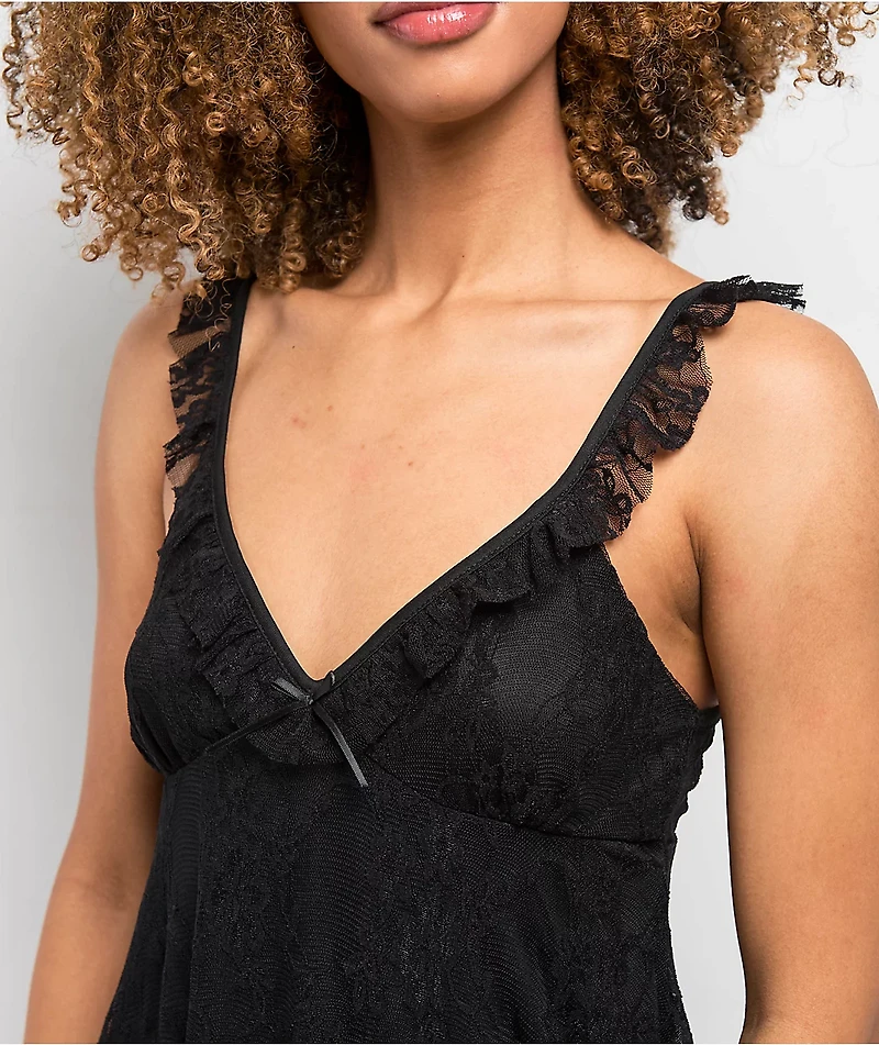 Spicychix Posie Black Lace Dress
