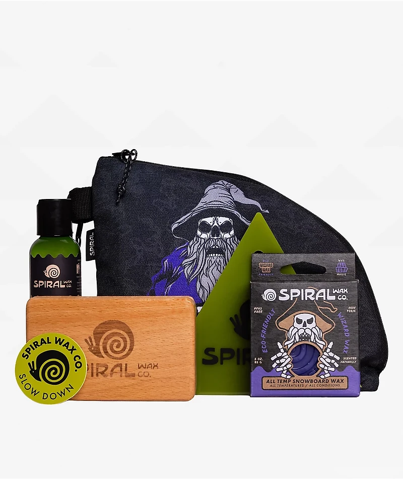 Spiral Wizard Snowboard Wax Kit