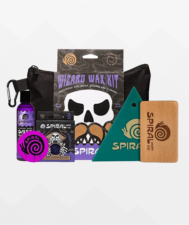 Spiral Wizard Snowboard Wax Kit