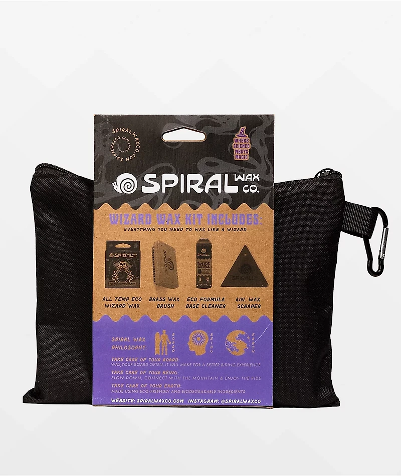 Spiral Wizard Snowboard Wax Kit