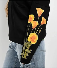 Spirit Jersey City Of Los Angeles Poppy Fields Black Long Sleeve T-Shirt