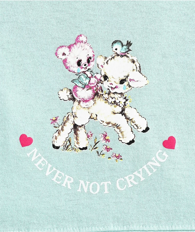 Spirit Jersey Cry Baby Light Blue Long Sleeve T-Shirt