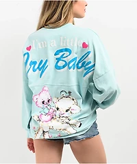 Spirit Jersey Cry Baby Light Blue Long Sleeve T-Shirt