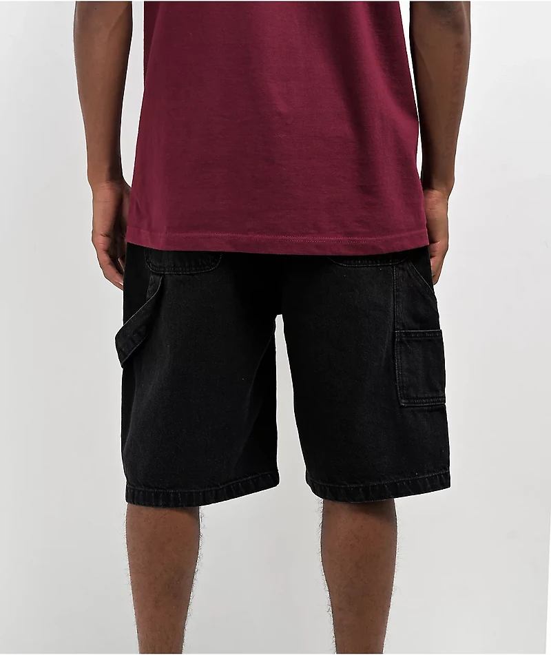 Spitfire Bighead Black Denim Shorts