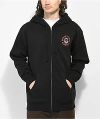 Spitfire Bighead Black Zip Hoodie