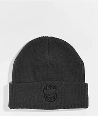 Spitfire Bighead Charcoal & Black Beanie