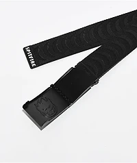 Spitfire Bighead Crescent Black Web Belt