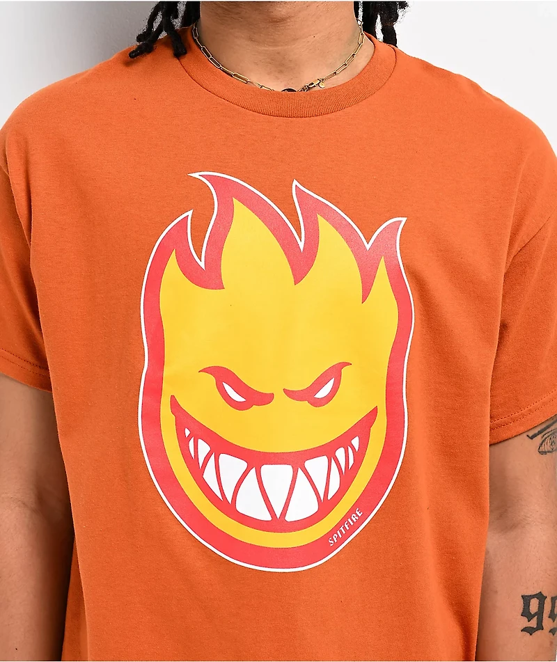 Spitfire Bighead Fill Orange T-Shirt